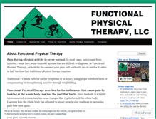 Tablet Screenshot of functionalphysicaltherapyllc.com